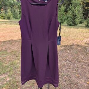 Tommy Hilfiger Elegant Purple Sleeveless Dress - New with Tags